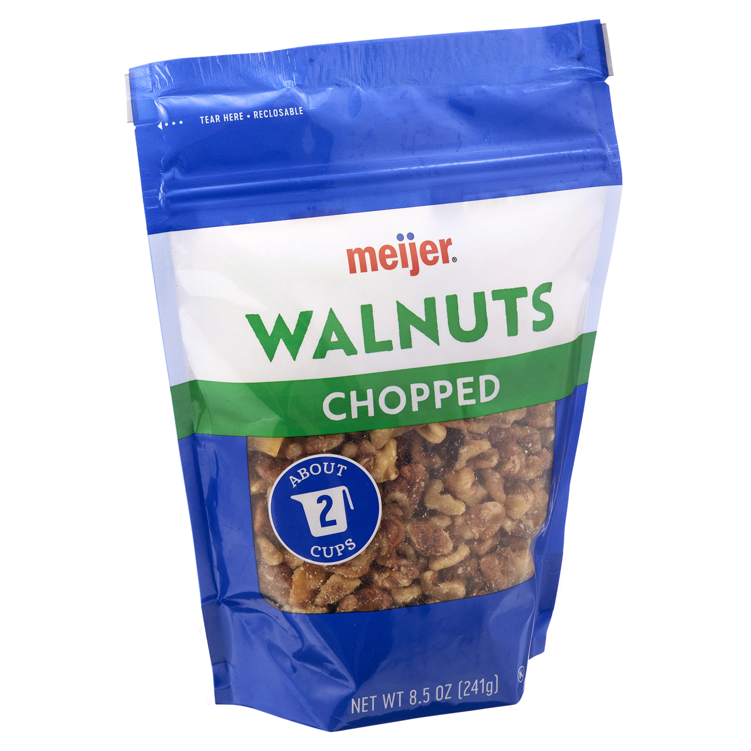 slide 4 of 5, Meijer Chopped Walnuts, 8.5 oz
