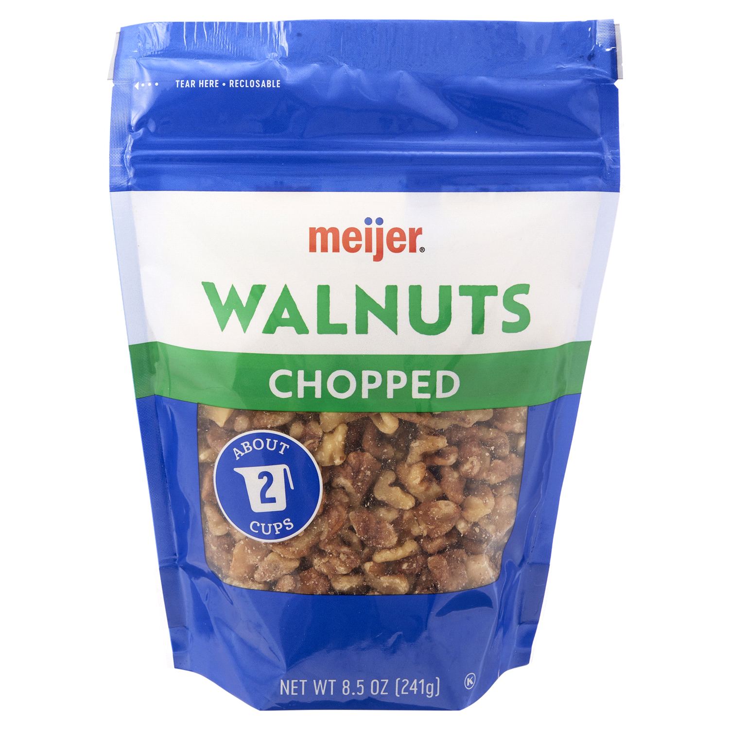 slide 1 of 5, Meijer Chopped Walnuts, 8.5 oz