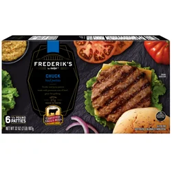 FREDERIKS BY MEIJER Frederik's By Meijer Certified Angus Beef Ground Chuck Burger, 32 oz