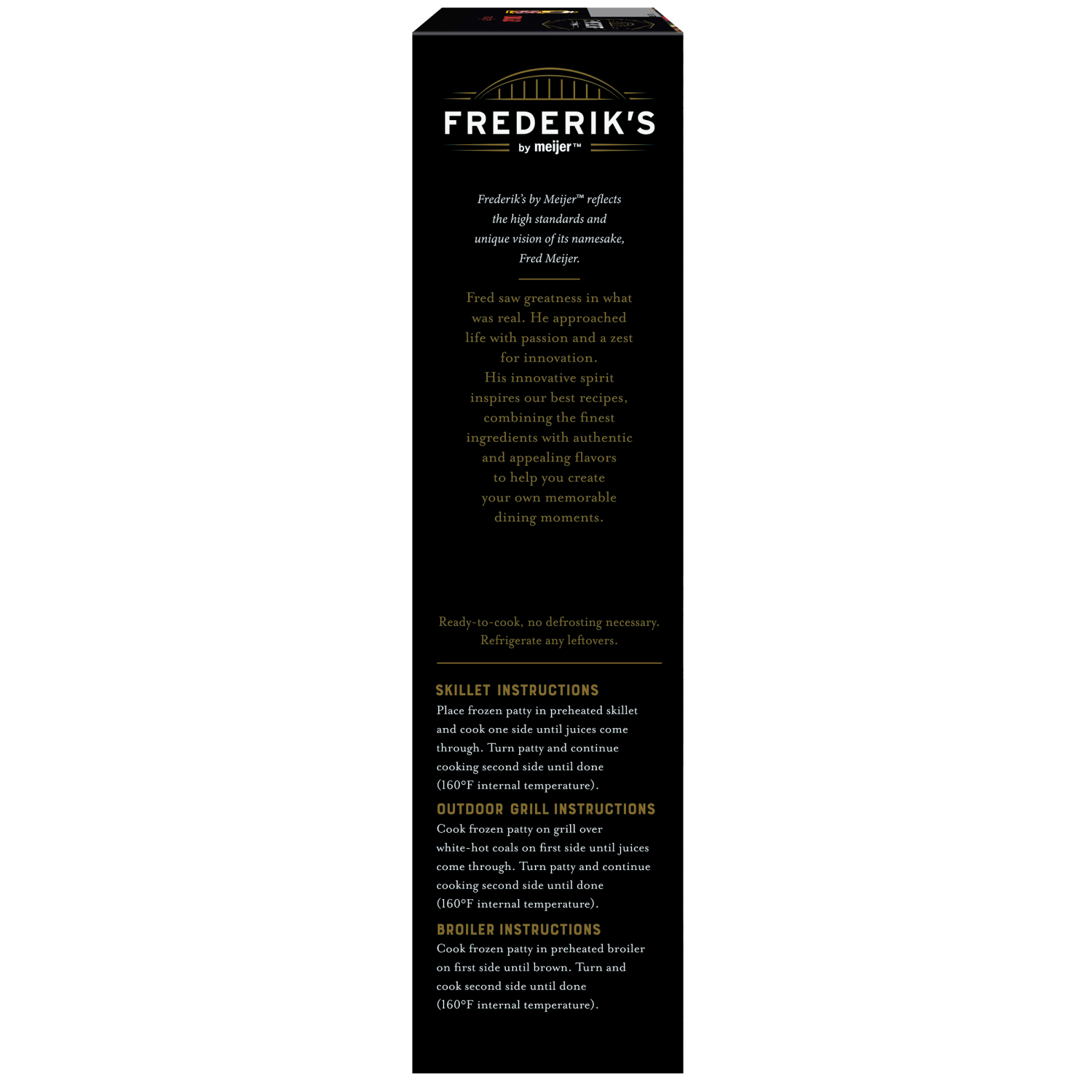 slide 2 of 5, FREDERIKS BY MEIJER Frederik's by Meijer Certified Angus Beef Seasoned Burger, 6 count, 32 oz