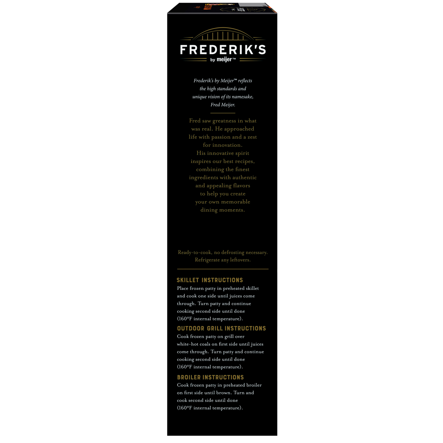 slide 2 of 5, FREDERIKS BY MEIJER Frederik's By Meijer Certified Angus Beef Bacon and Cheddar Burger, 32 oz, 32 oz