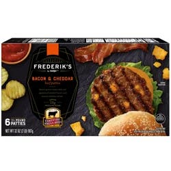 FREDERIKS BY MEIJER Frederik's By Meijer Certified Angus Beef Bacon and Cheddar Burger, 32 oz