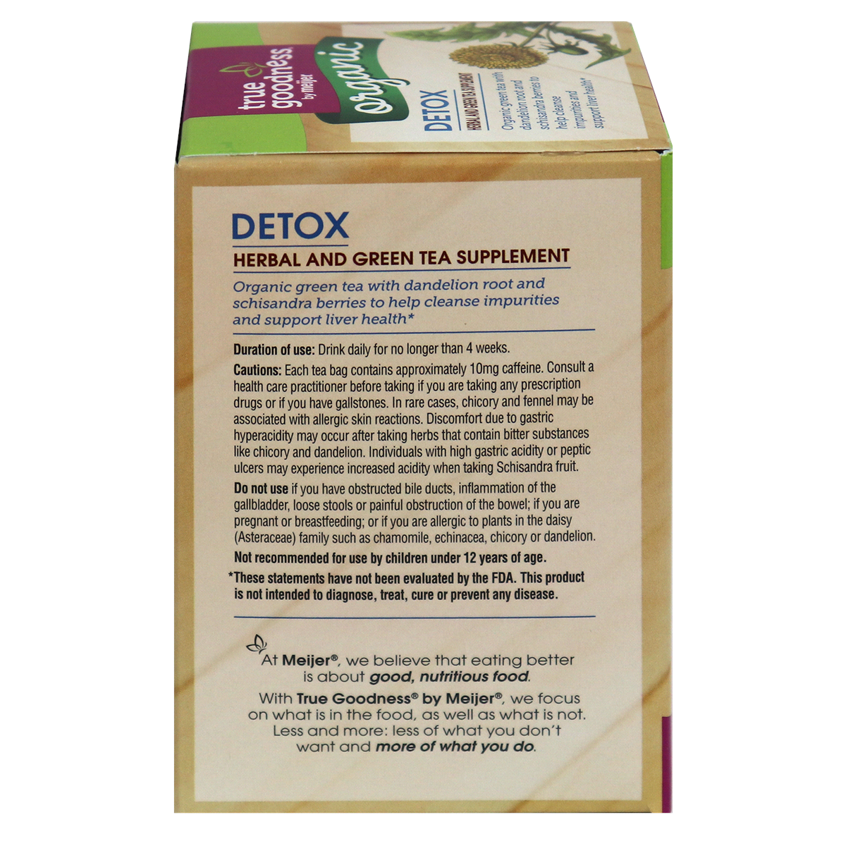 slide 2 of 5, True Goodness Organic Detox Tea, 1.13 oz