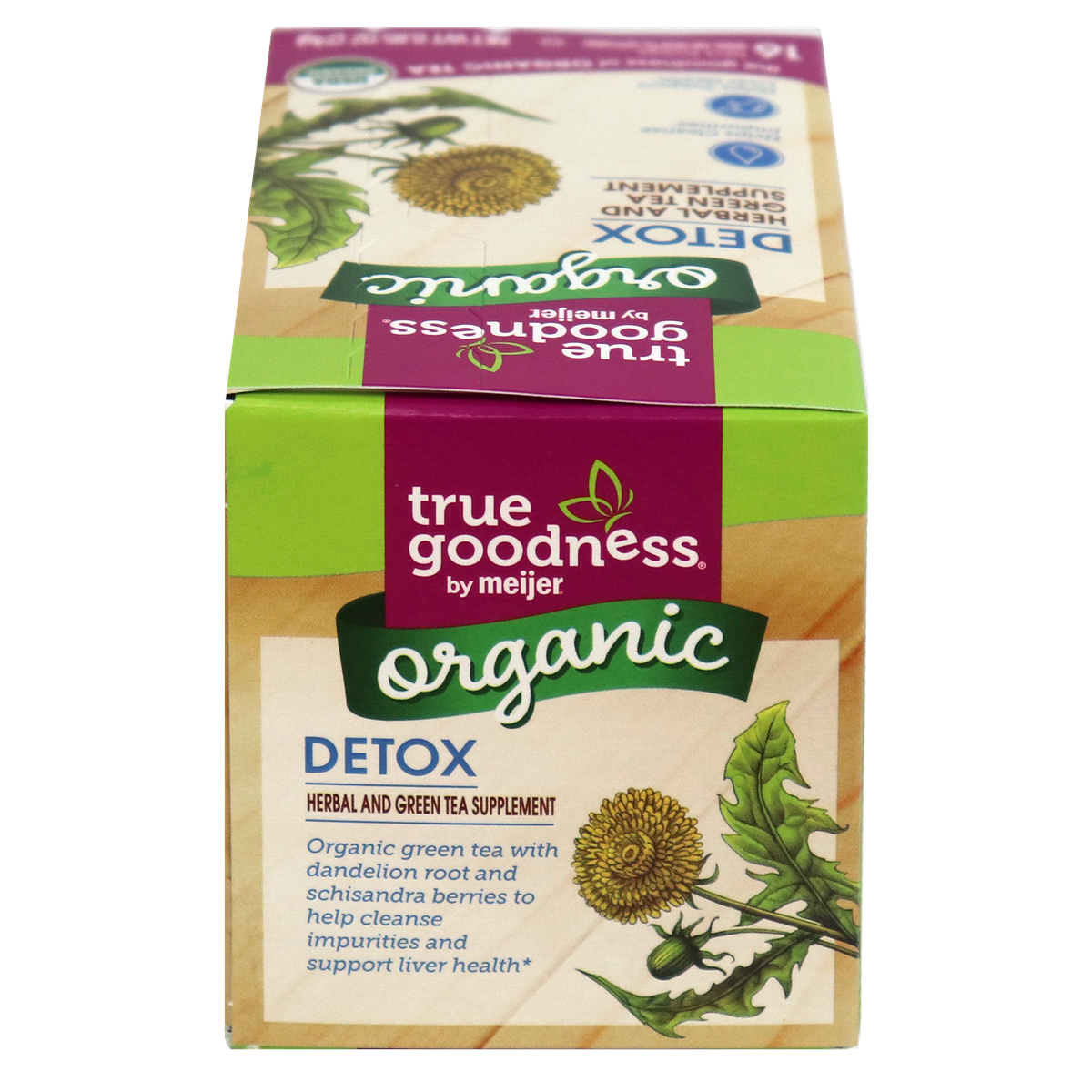 slide 4 of 5, True Goodness Organic Detox Tea, 1.13 oz