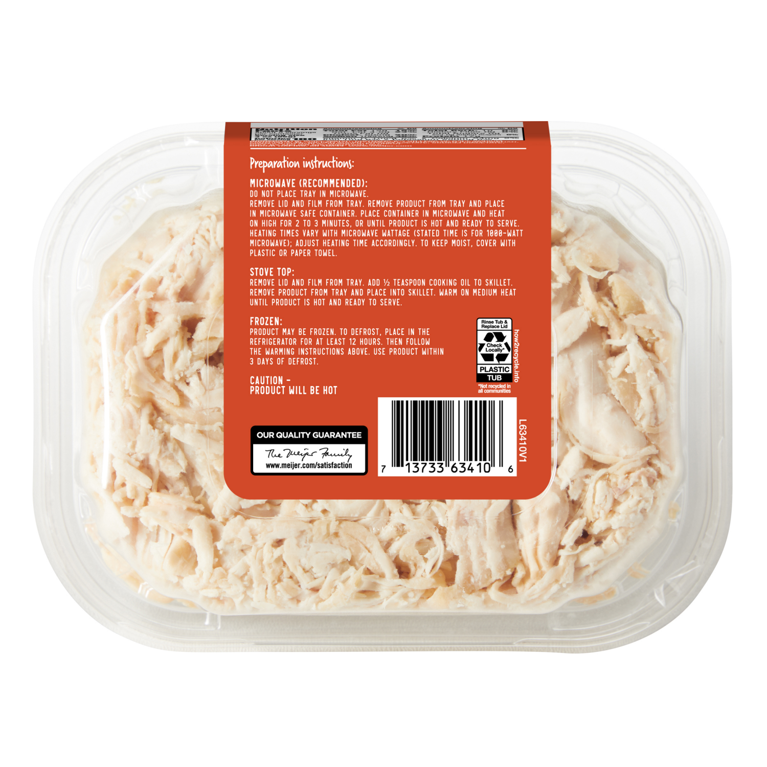 slide 2 of 6, Fresh from Meijer Savory Shredded Chicken, 16 oz., 16 oz