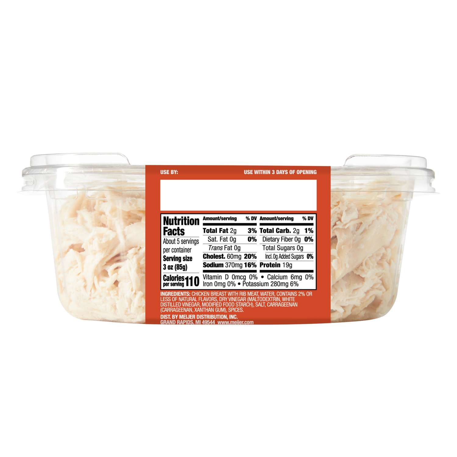 slide 6 of 6, Fresh from Meijer Savory Shredded Chicken, 16 oz., 16 oz