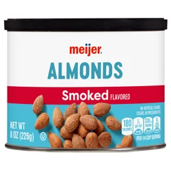 Meijer Smoked Whole Roasted Almonds, 8 Oz