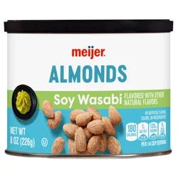 Meijer Wasabi & Soy Whole Almonds, 8 Oz
