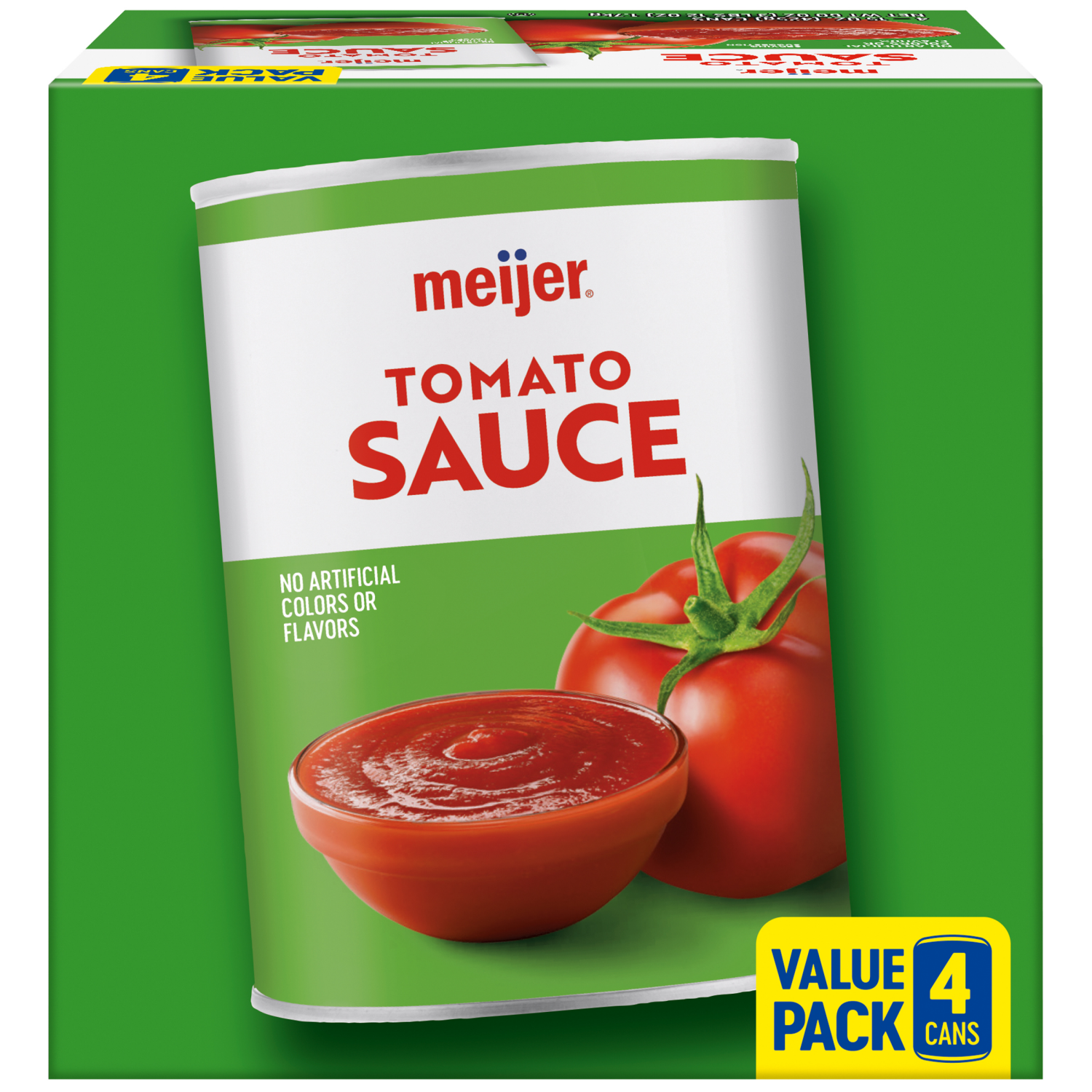 slide 5 of 5, Meijer Tomato Sauce Can, 4-Pack, 15 oz
