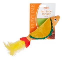 Meijer Fish Taco Kicker Cat Toy
