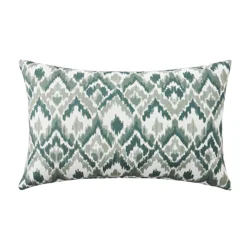 Room & Retreat Ikat Diamond Dec Pillow, 12 In X 20 In