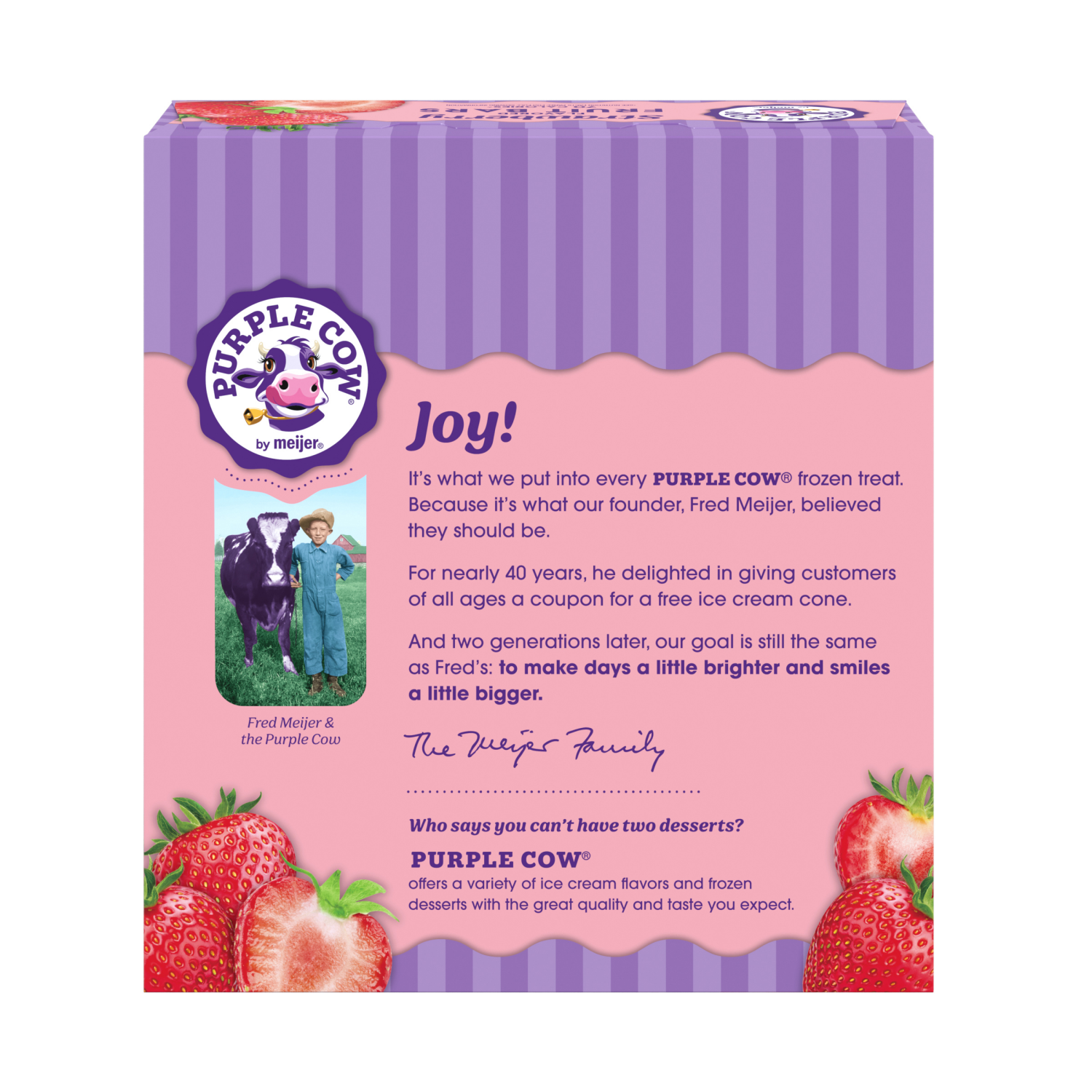 slide 2 of 6, Purple Cow Strawberry Fruit Bars, 6 ct
