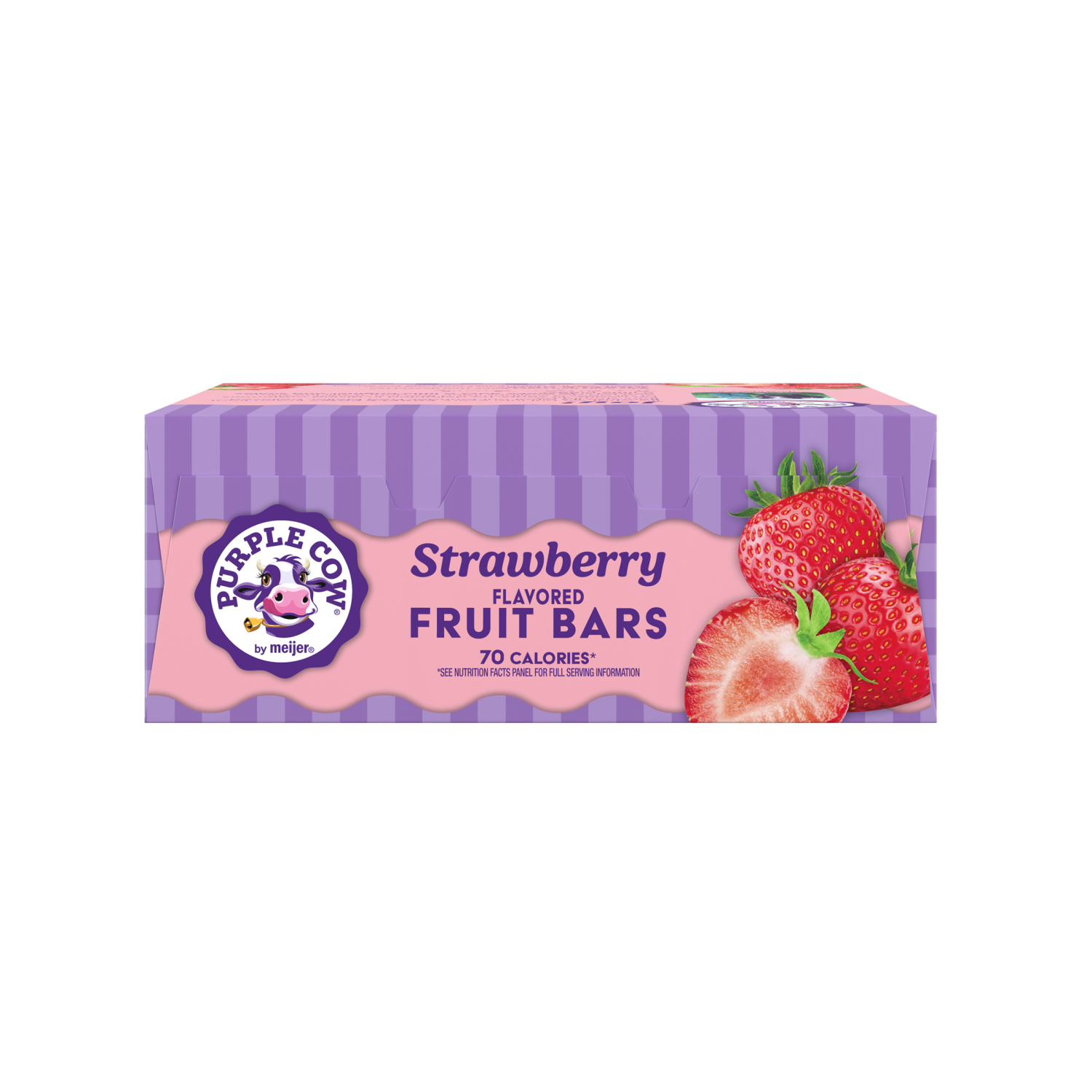 slide 6 of 6, Purple Cow Strawberry Fruit Bars, 6 ct