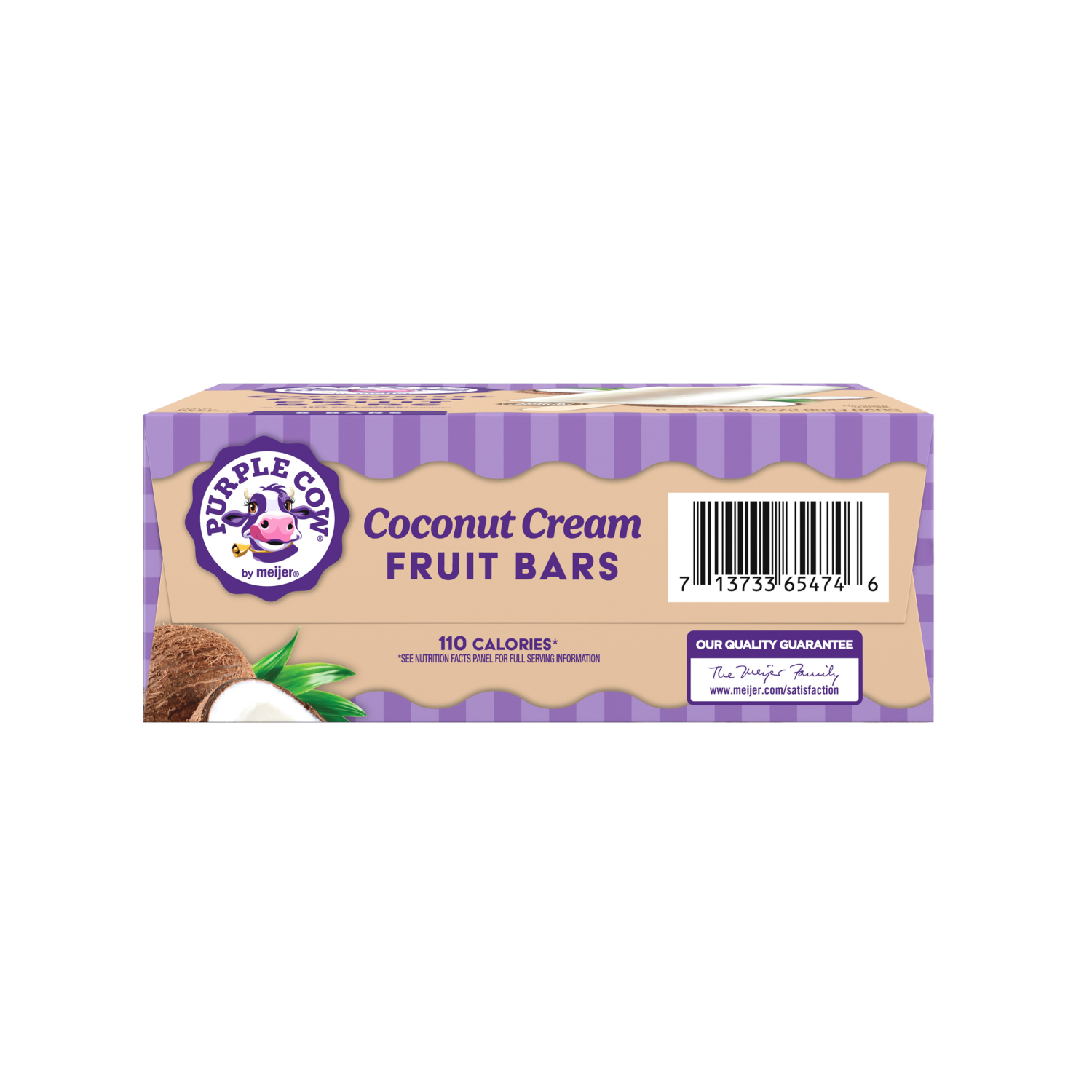 slide 3 of 6, Purple Cow Coconut Fruit Bars, 6 ct