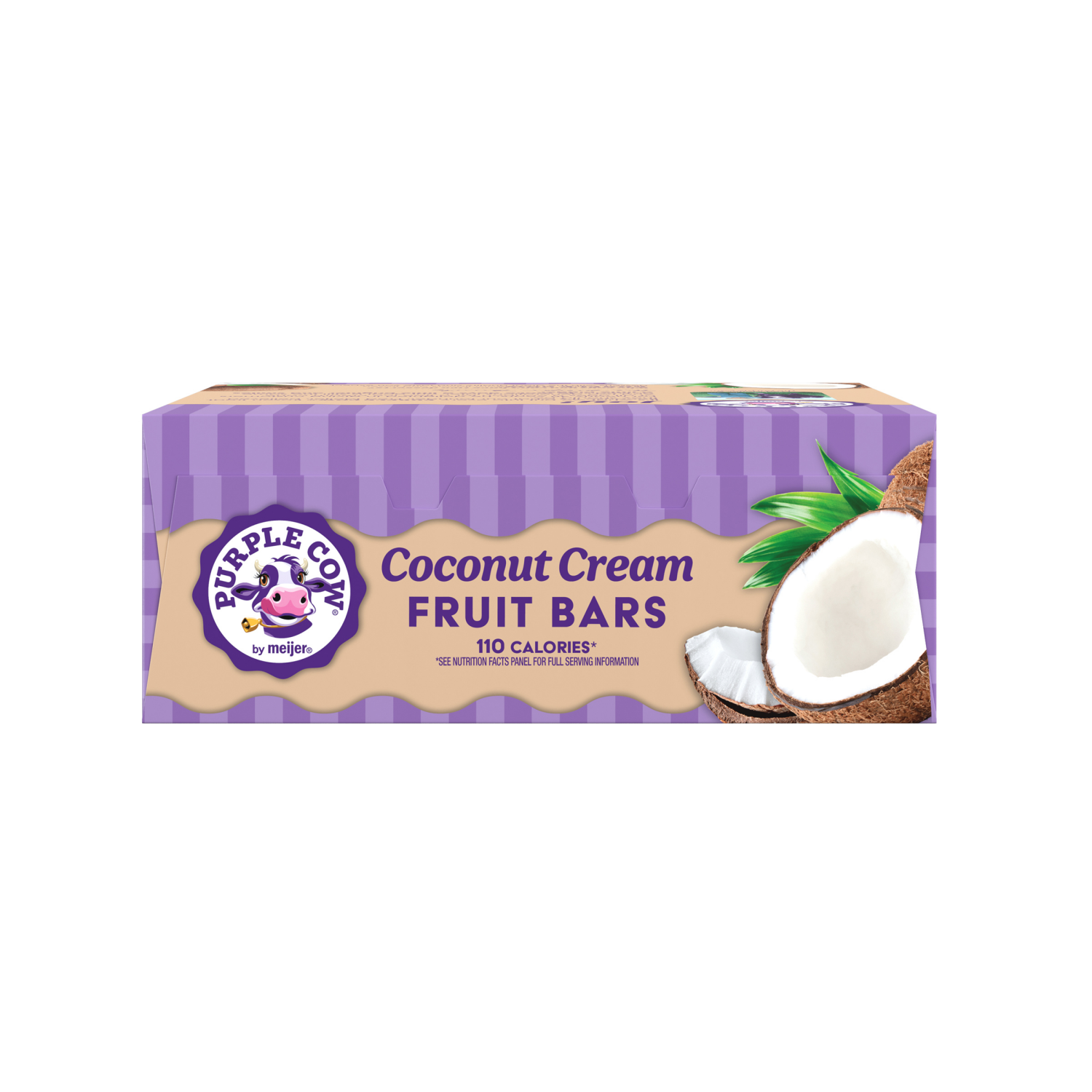 slide 6 of 6, Purple Cow Coconut Fruit Bars, 6 ct