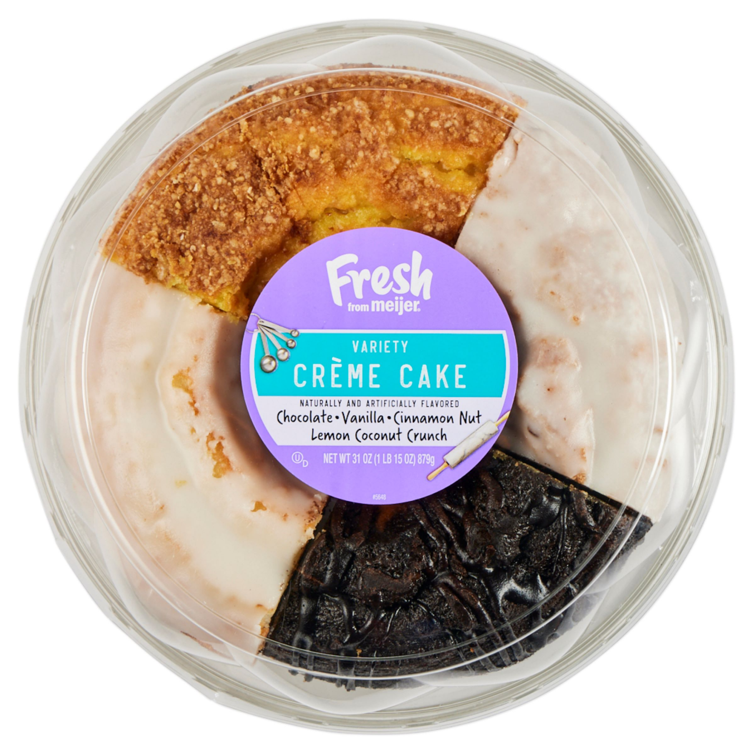 slide 1 of 5, Fresh from Meijer Crème Variety Cake , 31 oz, 31 oz
