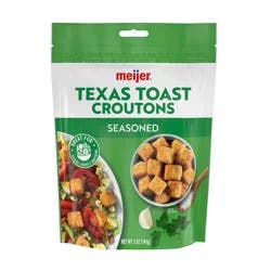 Meijer Croutons Texas Toast Seasoned, 5oz
