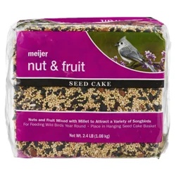 Meijer Nut & Fruit Seed Cake For Wild Birds, 2.4 lb