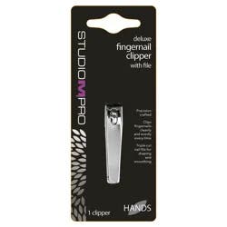 Studio M Pro Deluxe Fingernail Clipper With File