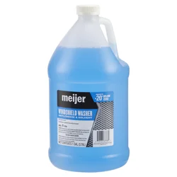 Meijer Blue Windshield Washer Anit-Freeze & Solvent
