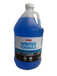 Meijer Blue Windshield Washer Anti-Freeze & Fluid, 1 Gallon