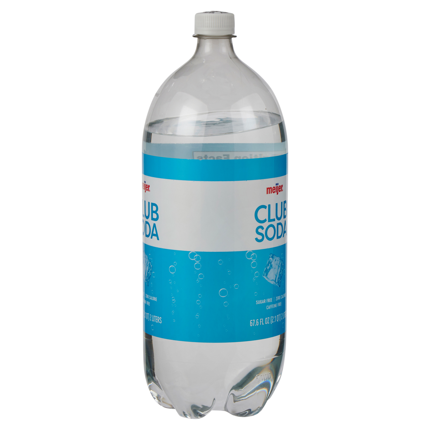 slide 2 of 5, Meijer Club Soda - 2 liter, 2 liter