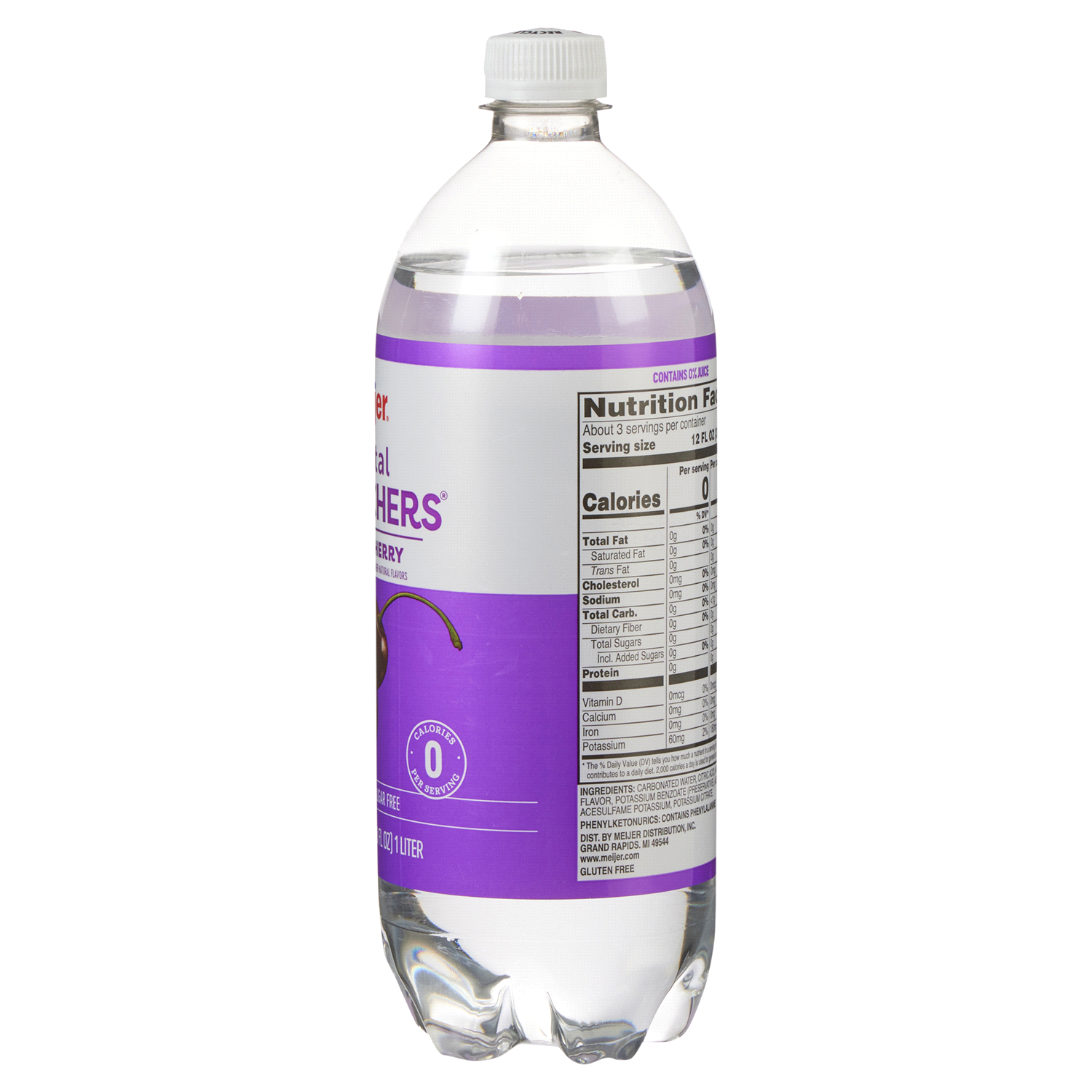 slide 3 of 5, Meijer Black Cherry Crystal Quenchers 1L, 1 liter