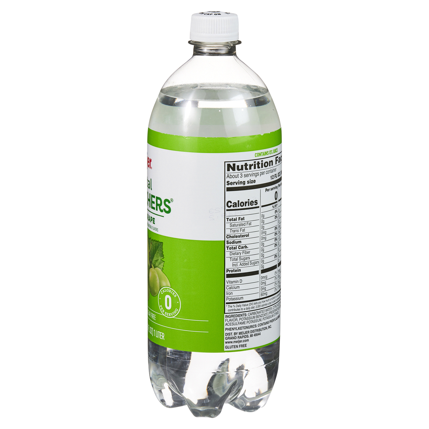 slide 3 of 5, Meijer White Grape Crystal Quenchers - 1 liter, 1 liter