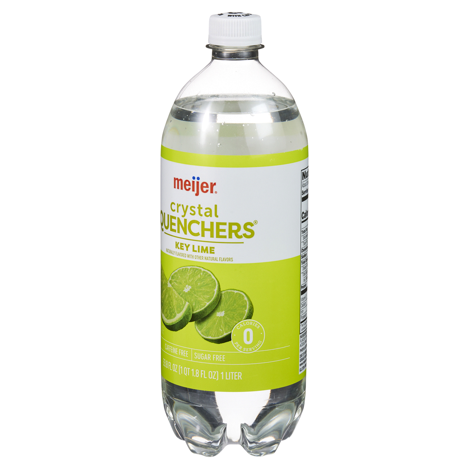 slide 4 of 5, Meijer Key Lime Crystal Quenchers - 1 liter, 1 liter