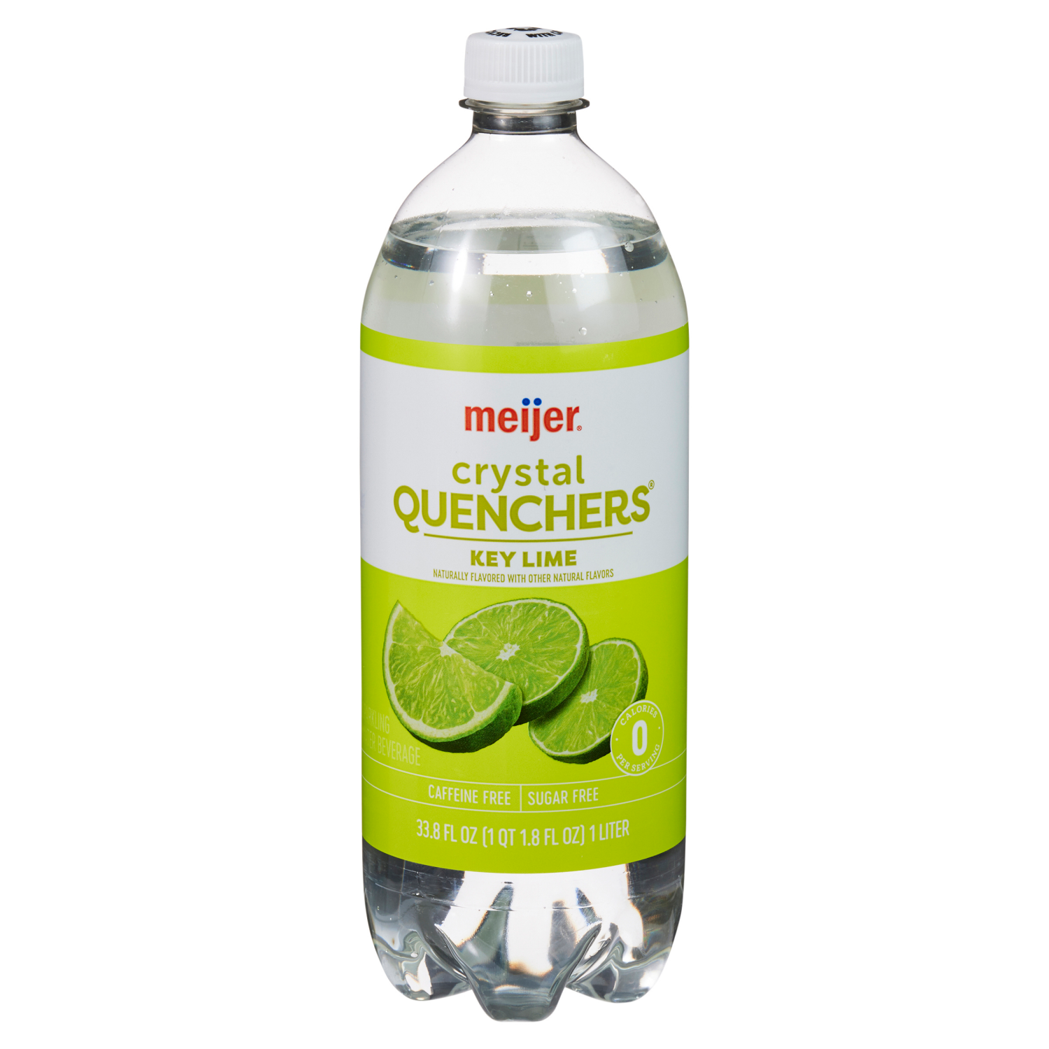 slide 1 of 4, Meijer Key Lime Crystal Quenchers 1l, 1 liter