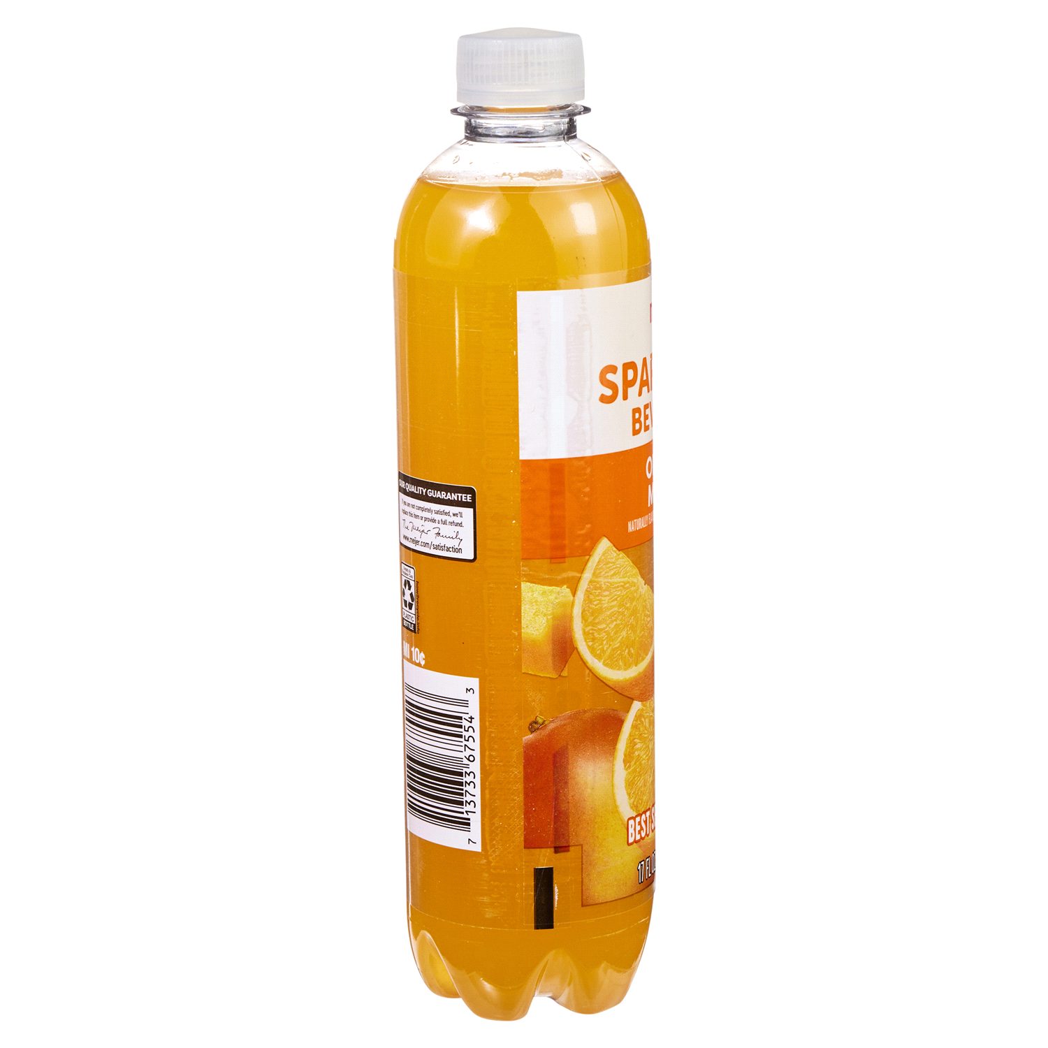 slide 2 of 5, Meijer Sparkling Orange Mango Beverage- 17 fl oz, 17 fl oz