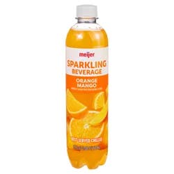 Meijer Sparkling Orange Mango Beverage- 17 fl oz