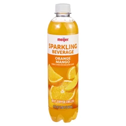 Meijer Sparkling Orange Mango Beverage- 17 fl oz