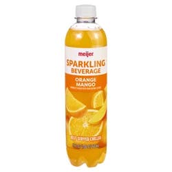 Meijer Sparkling Orange Mango Beverage- 17 fl oz