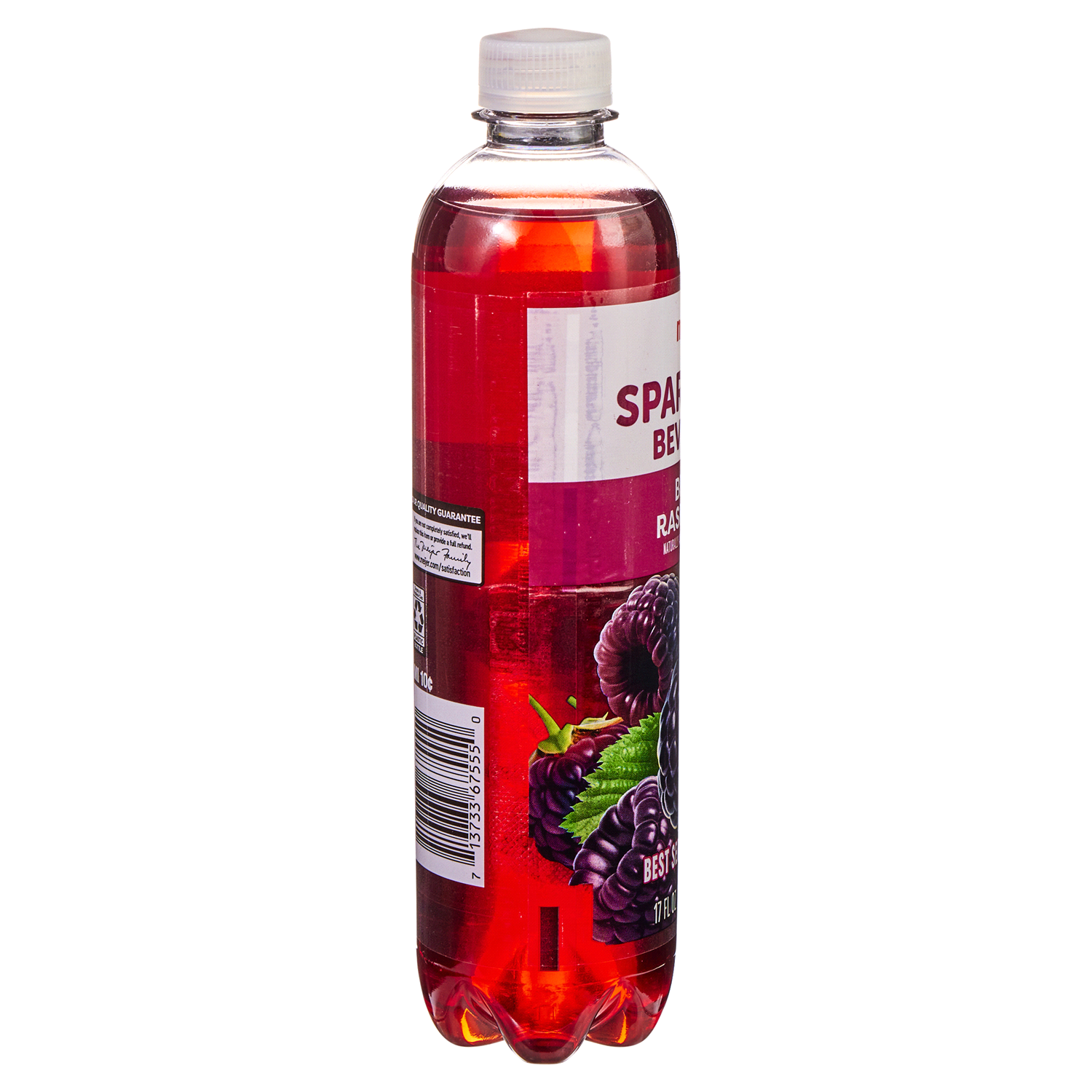 slide 2 of 5, Meijer Sparkling Black Raspberry Beverage- 17 oz, 17 oz