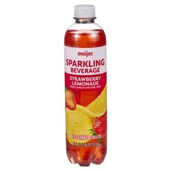 Meijer Sparkling Strawberry Lemonade Beverage - 17 oz