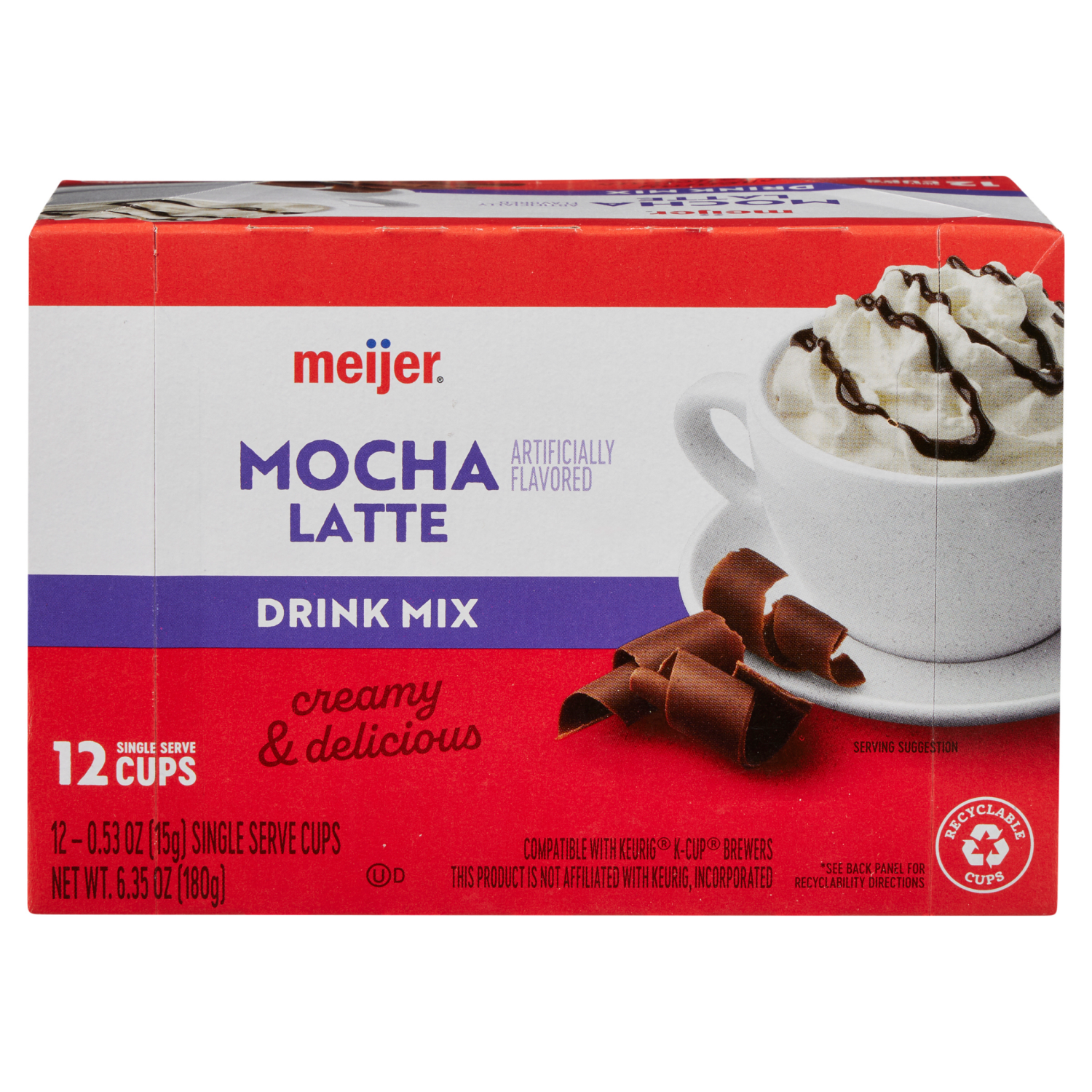 slide 1 of 5, Meijer Mocha Latte Coffee Pods - 12 ct, 12 ct