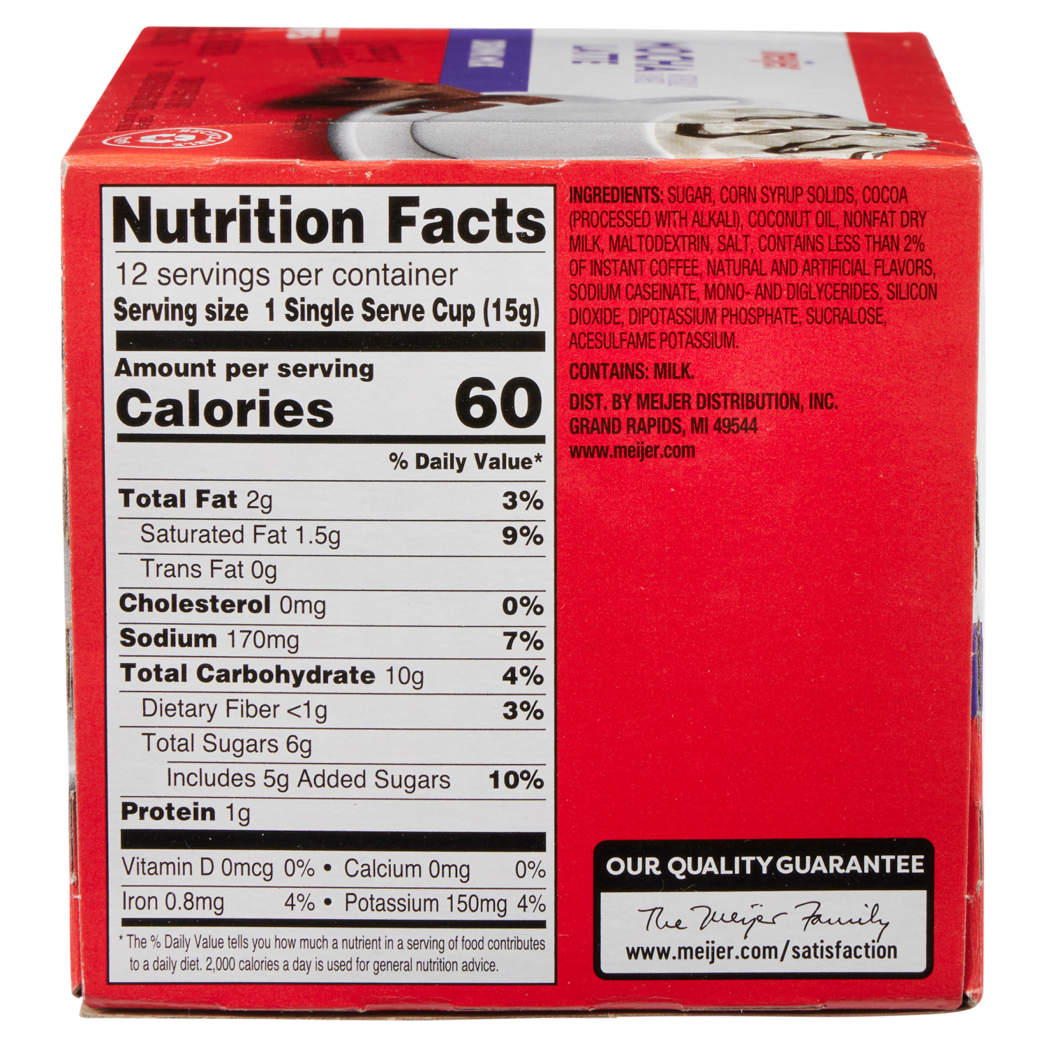 slide 3 of 5, Meijer Mocha Latte Coffee Pods - 12 ct, 12 ct