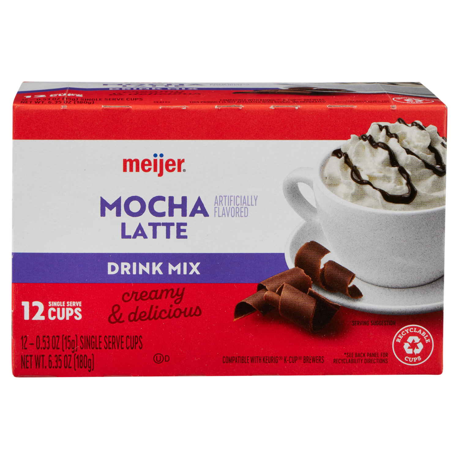 slide 5 of 5, Meijer Mocha Latte Coffee Pods - 12 ct, 12 ct