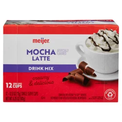 Meijer Mocha Latte Coffee Pods - 12 ct