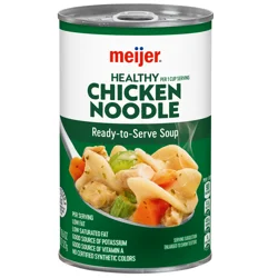 Meijer Healthy Chicken Noodle Soup, 18.6 Oz