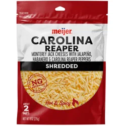 Meijer Carolina Reaper Pepper Monterey Jack Shred