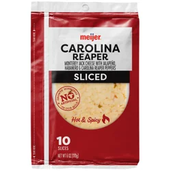 Meijer Carolina Reaper Monterey Jack Shingle Slice