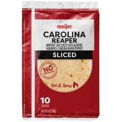 Meijer Carolina Reaper Monterey Jack Shingle Slice