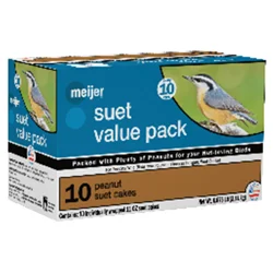 Meijer Peanut Wild Bird Suet, Value Pack