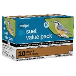 Meijer Peanut Wild Bird Suet, Value Pack