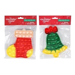 December Home DH Push N Pop Christmas Toy