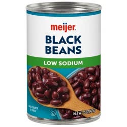 Meijer Reduced Sodium Black Beans