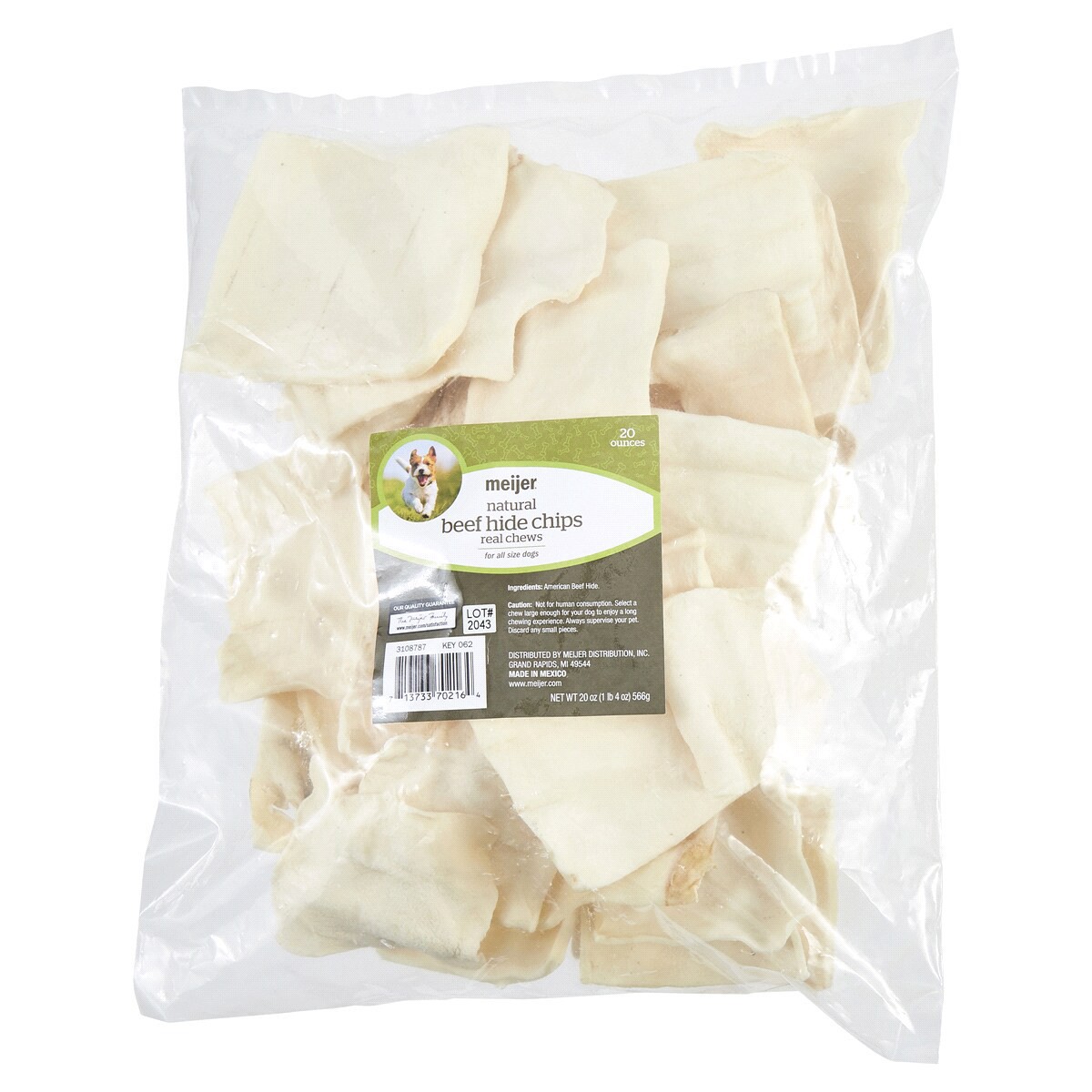 slide 6 of 8, Meijer Main Choice Beefhide Chips, 20 oz