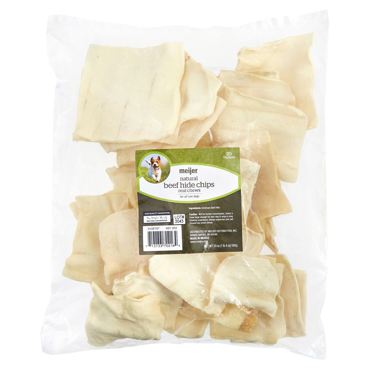 slide 1 of 8, Meijer Main Choice Beefhide Chips, 20 oz